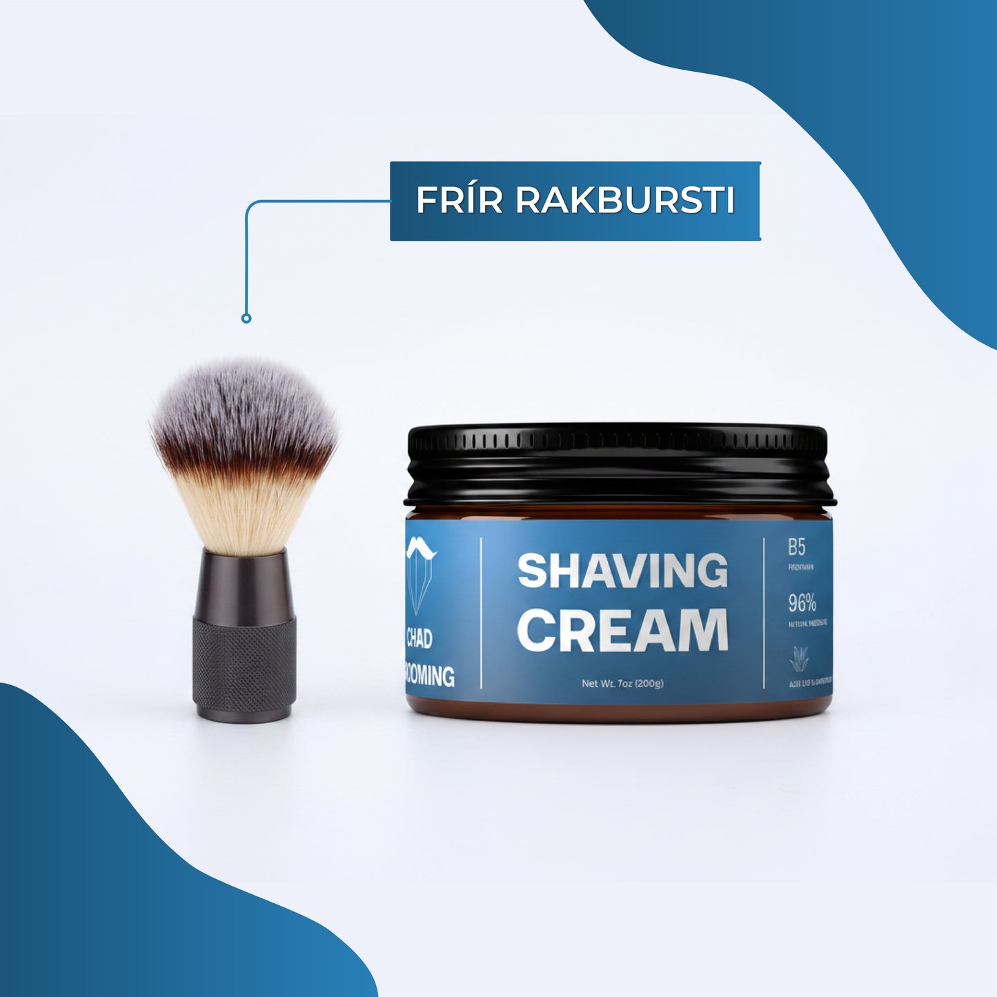Shaving Cream áskriftarpakki