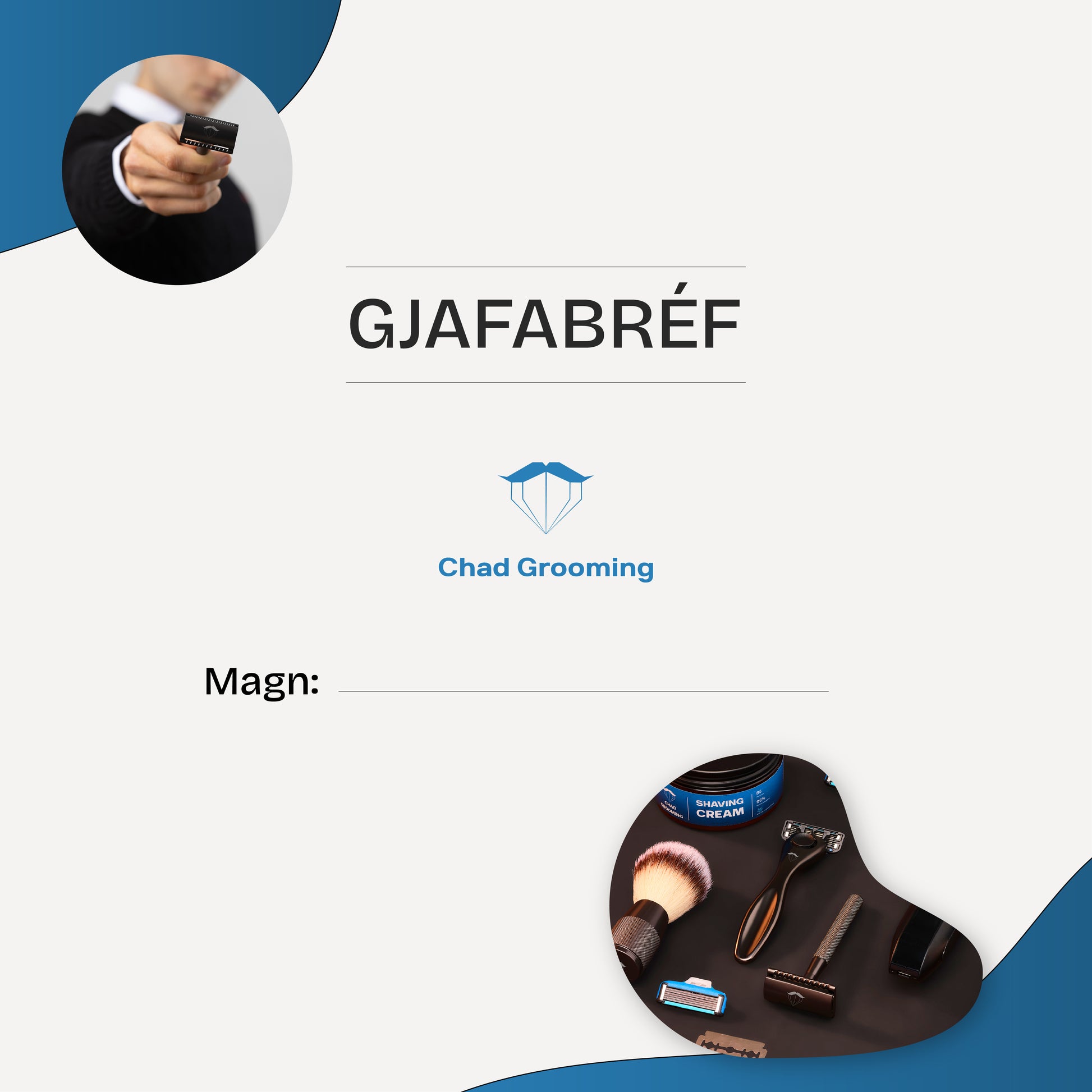 Gjafabréf Chad Grooming